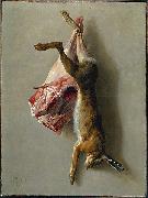 Jean-Baptiste Oudry, A Hare and a Leg of Lamb